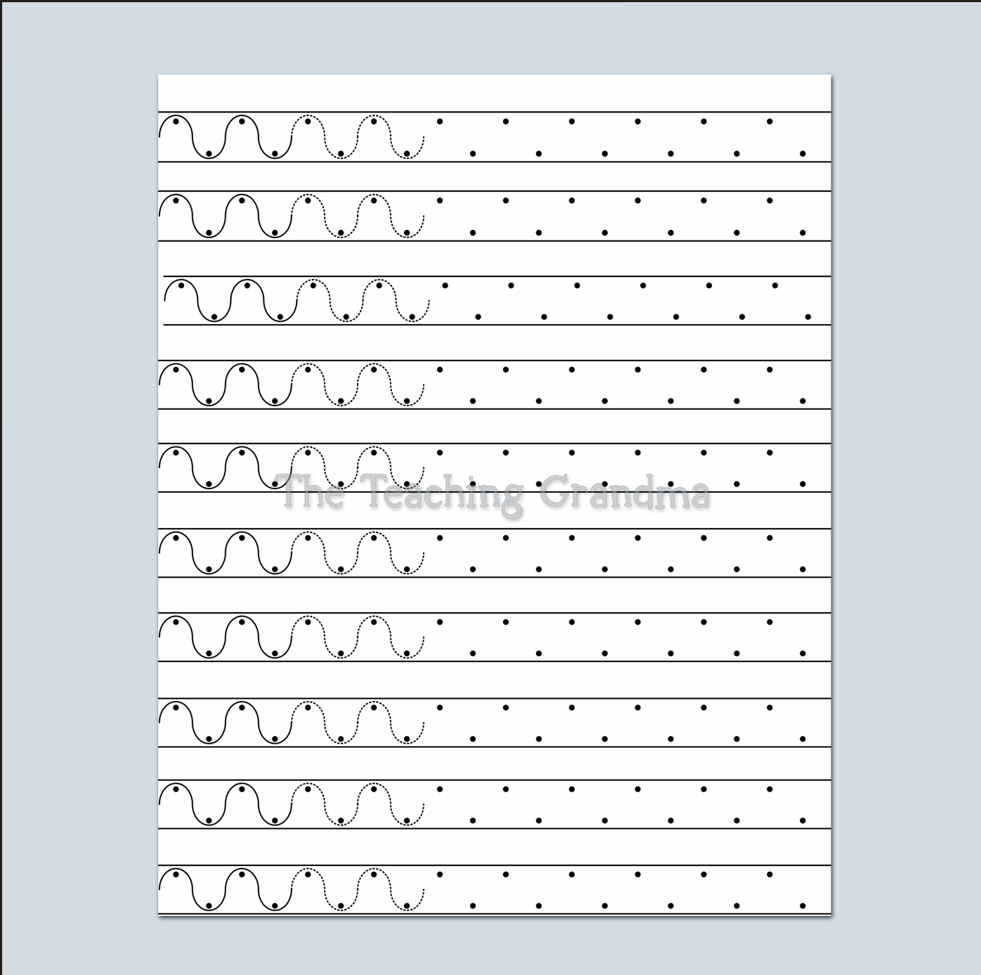 Printing Practice Sheets